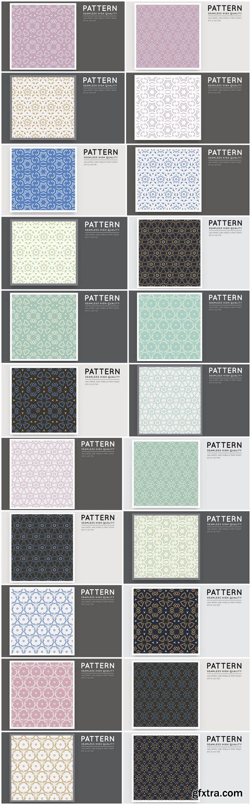 Seamless Pattern Collection #144 - 24 Vector