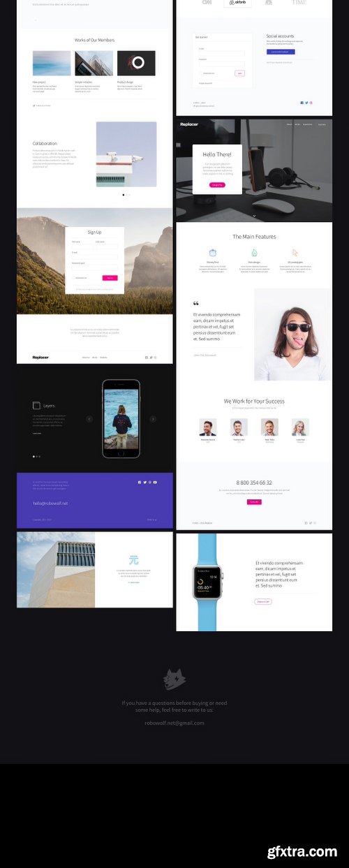 CreativeMarket Replacer UI Kit 1112133