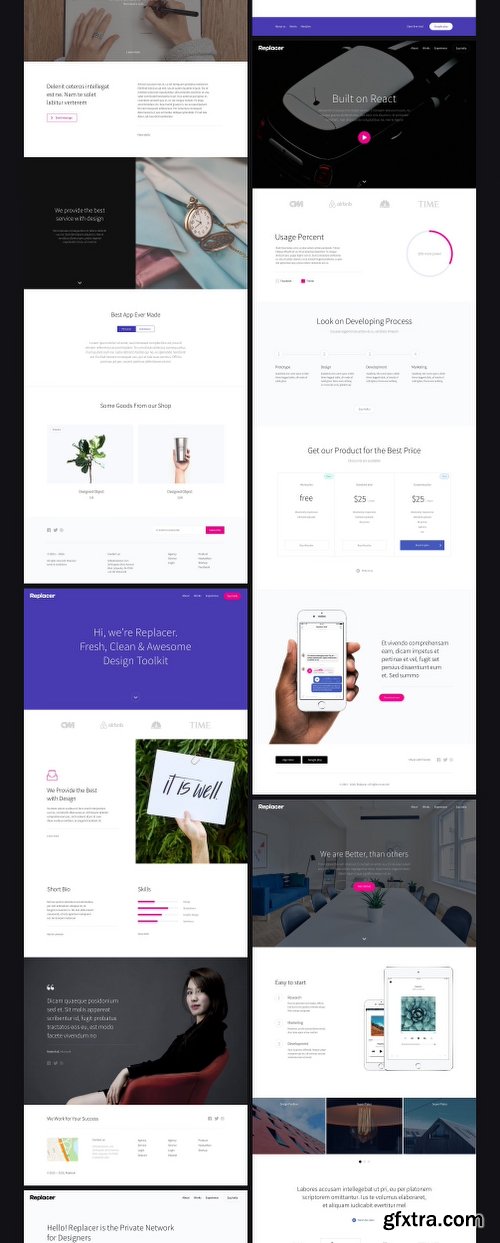 CreativeMarket Replacer UI Kit 1112133