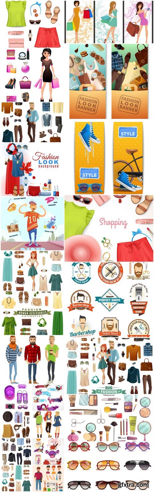 Fashion Accessories Set - 26 Vector