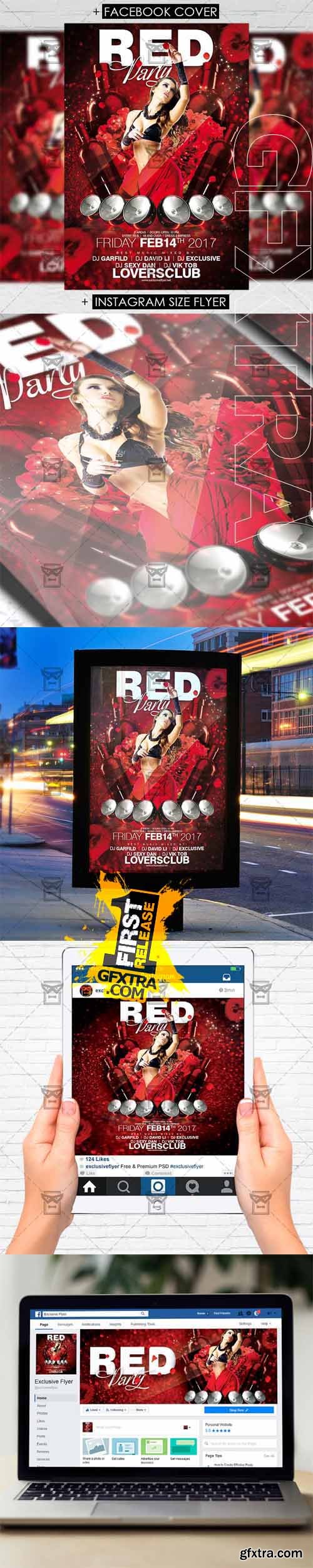 Red Party - Premium Flyer Template