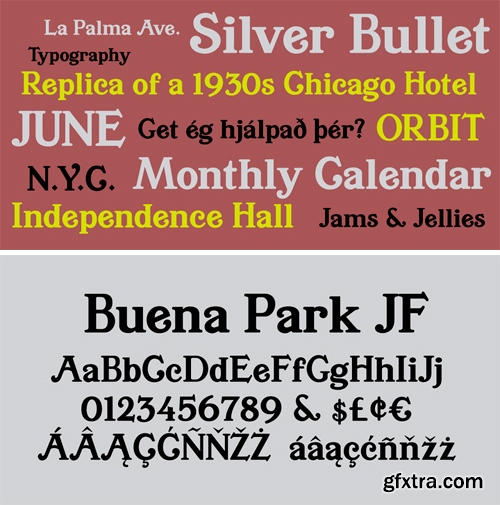 Buena Park JF Font