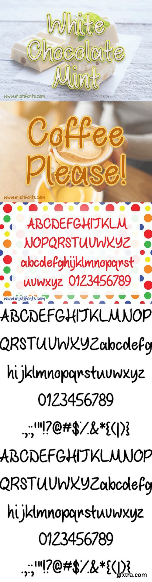 White Chocolate Mint font