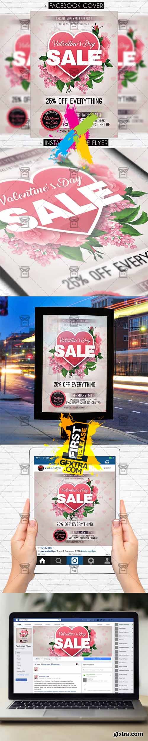 Valentine Day Sale - Premium Flyer Template