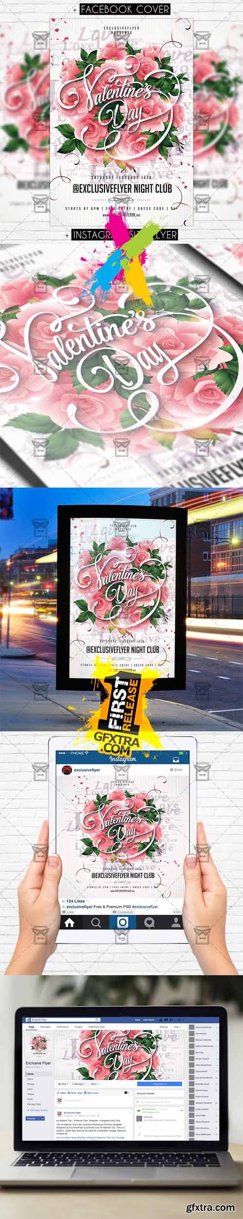 Valentine Day Celebration - Premium Flyer Template