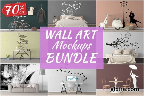 CreativeMarket Wall Art Mockups BUNDLE V23 1161280