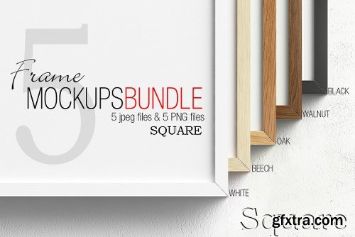 CreativeMarket Frame mockups bundle SQUARE 1161027