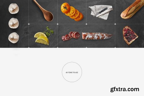 CreativeMarket Polyethylene Chopping Board Mockup 1160715