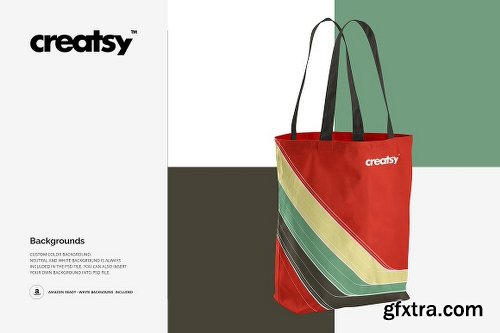 CreativeMarket Tote Bag Mockup Set 1159094