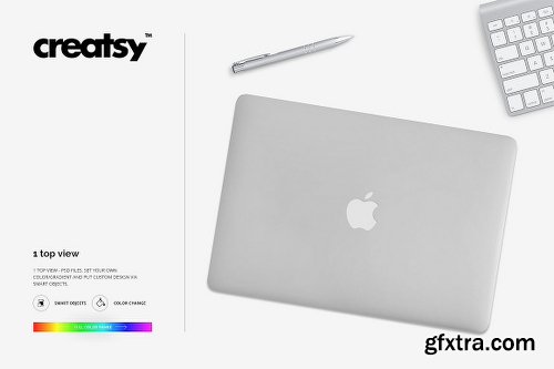 CreativeMarket Macbook Skin Case Mockup 1161672