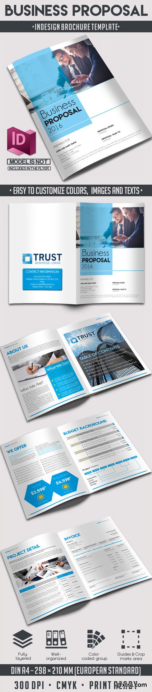 Business Proposal Brochure INDD Template - 8 pages A4