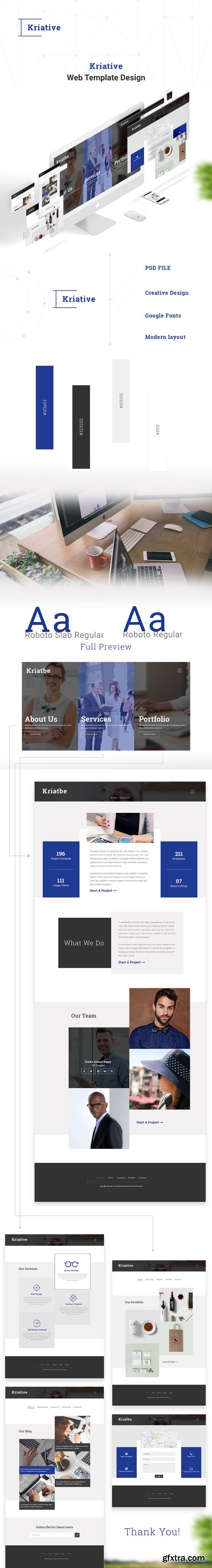 Kriative PSD Template Design