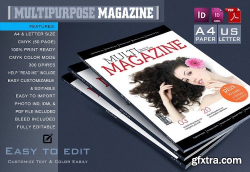 CreativeMarket Multipurpose Magazine Template 1161034