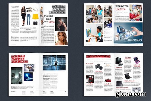 CreativeMarket Multipurpose Magazine Template 1161034