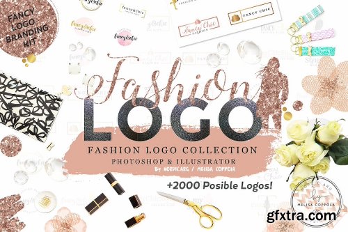 CreativeMarket ?Fancy&Chic Fashion Branding Kit 1152138