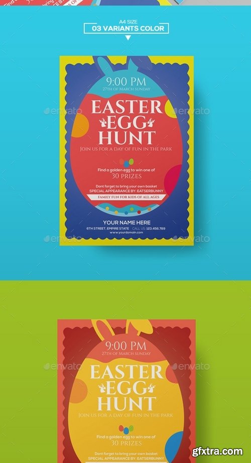 GraphicRiver - Easter Egg Hunt - Flyer Template 01 14019817