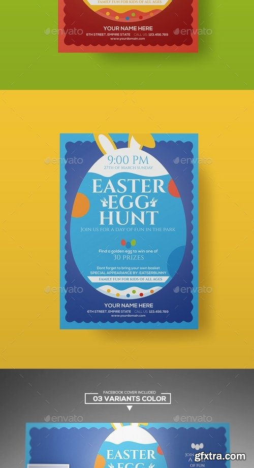 GraphicRiver - Easter Egg Hunt - Flyer Template 01 14019817