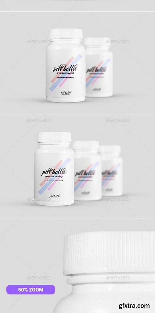 GraphicRiver - Pill Bottle Mock-Ups 19311657