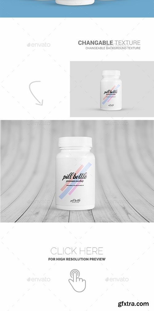 GraphicRiver - Pill Bottle Mock-Ups 19311657