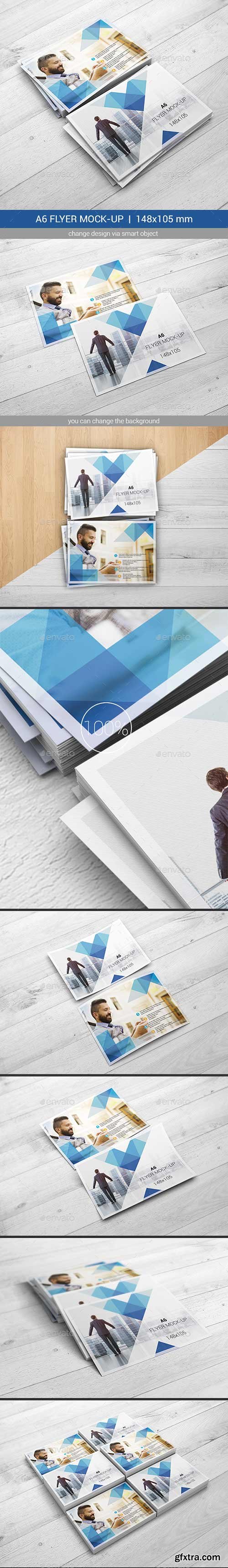 GraphicRiver - A6 Flyer Mock-Ups 18835118