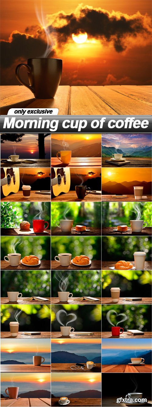 Morning cup of coffee - 25 UHQ JPEG