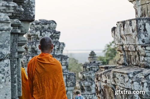 Collection Cambodia temple monk traveling 25 HQ Jpeg