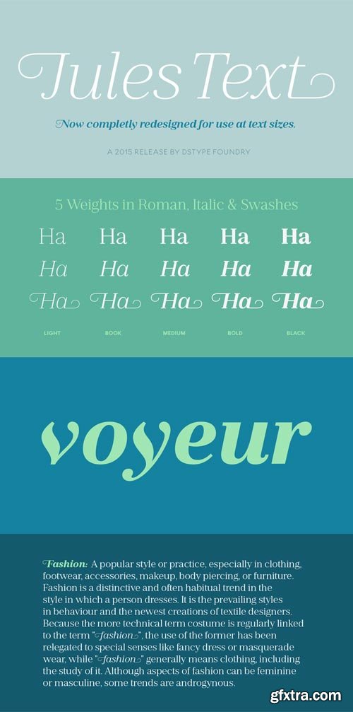 Jules Text Font Family $340