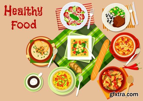 Healthy food 2 - 9 EPS