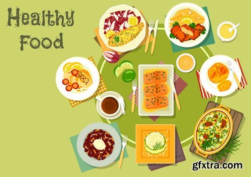 Healthy food 2 - 9 EPS