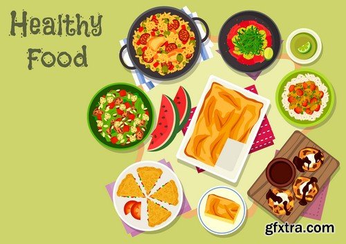 Healthy food 2 - 9 EPS