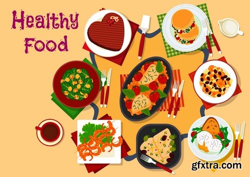 Healthy food 2 - 9 EPS