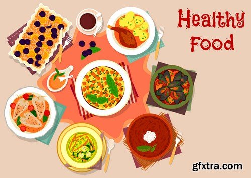 Healthy food 2 - 9 EPS