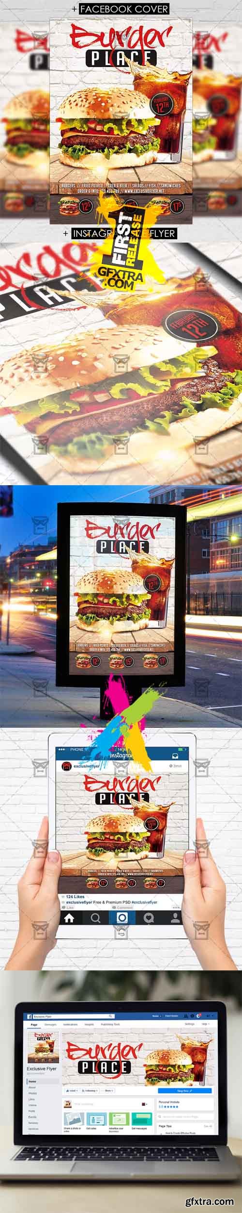 Burger Place - Premium Flyer Template