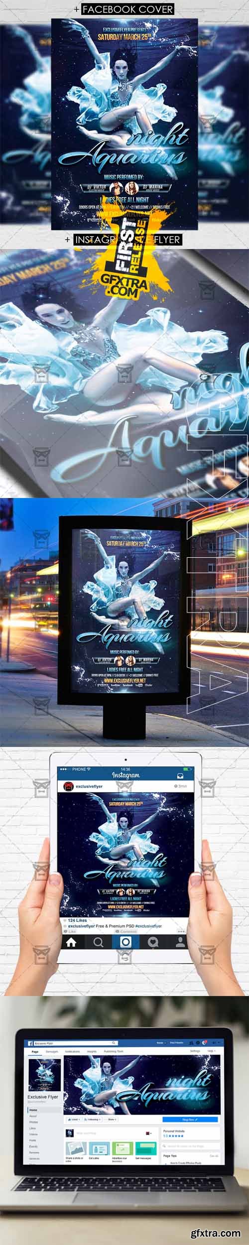 Aquarius Night - Premium Flyer Template