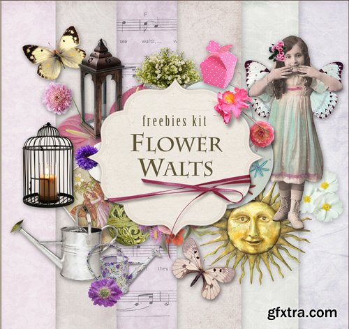 Scrap Kit - Flower Walts