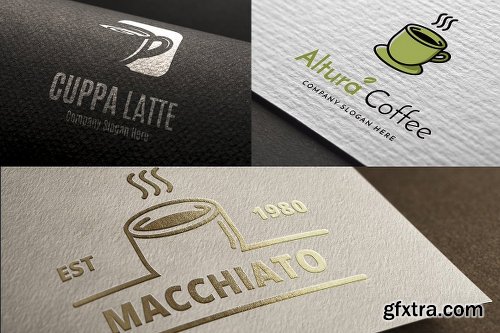 CreativeMarket 20 Premium Iconic Coffee Logos 1170733