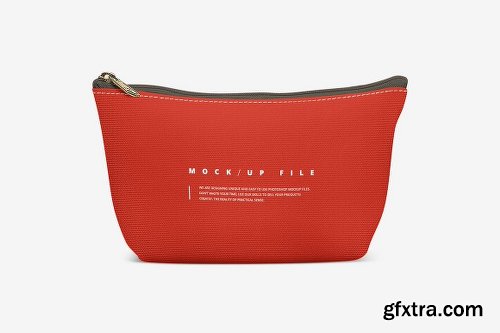 CreativeMarket Make-up Pouch Mockup Set 1171890