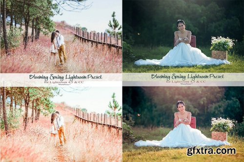 CreativeMarket 2 blooming spring Lightroom preset 1169906