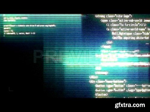 Hackers Glitch Stock Motion Graphics