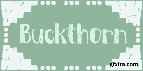 DK Buckthorn font