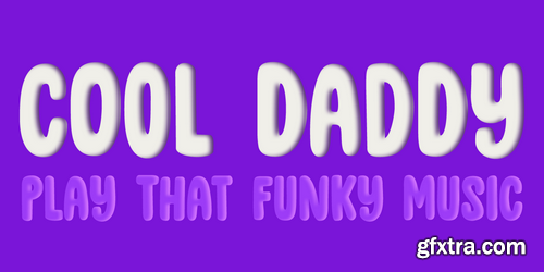 DK Cool Daddy Outline font