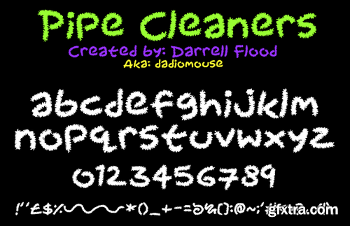 Pipe Cleaners font