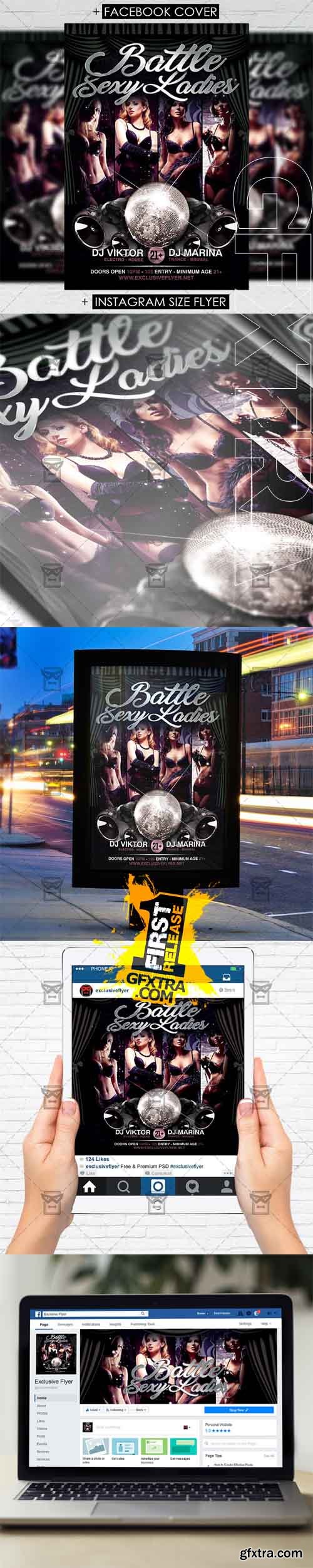 Sexy Ladies Battle - Premium Flyer Template