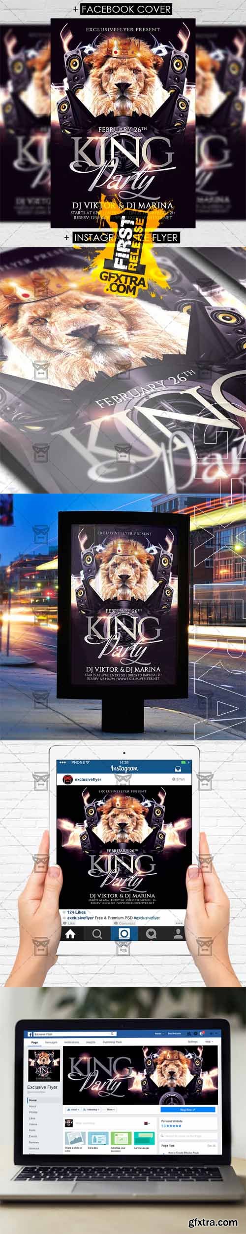 King Party - Premium Flyer Template