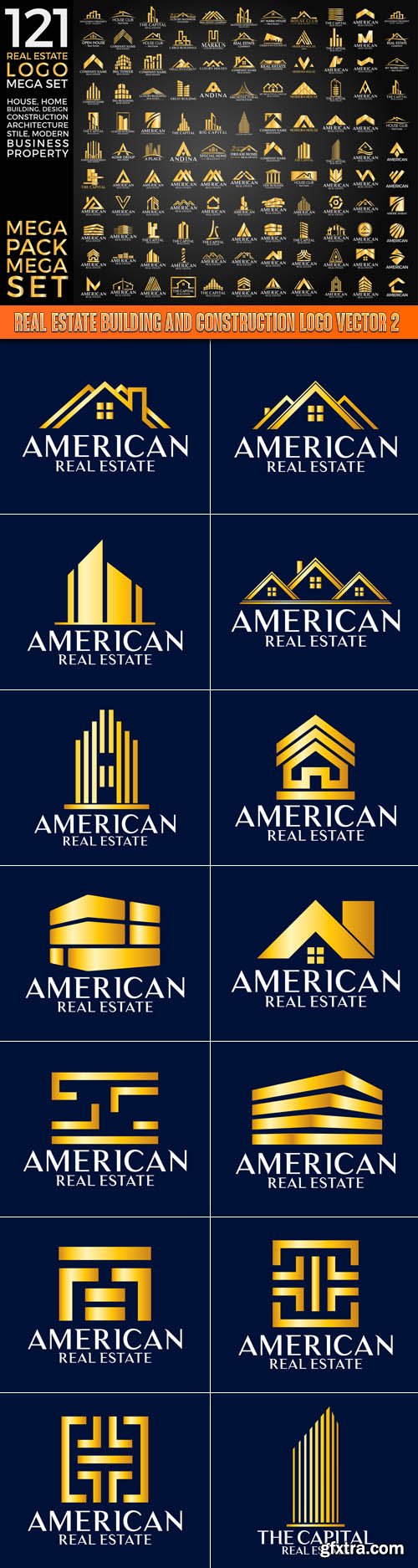 Real Estate Building and Construction Logos Vector 2