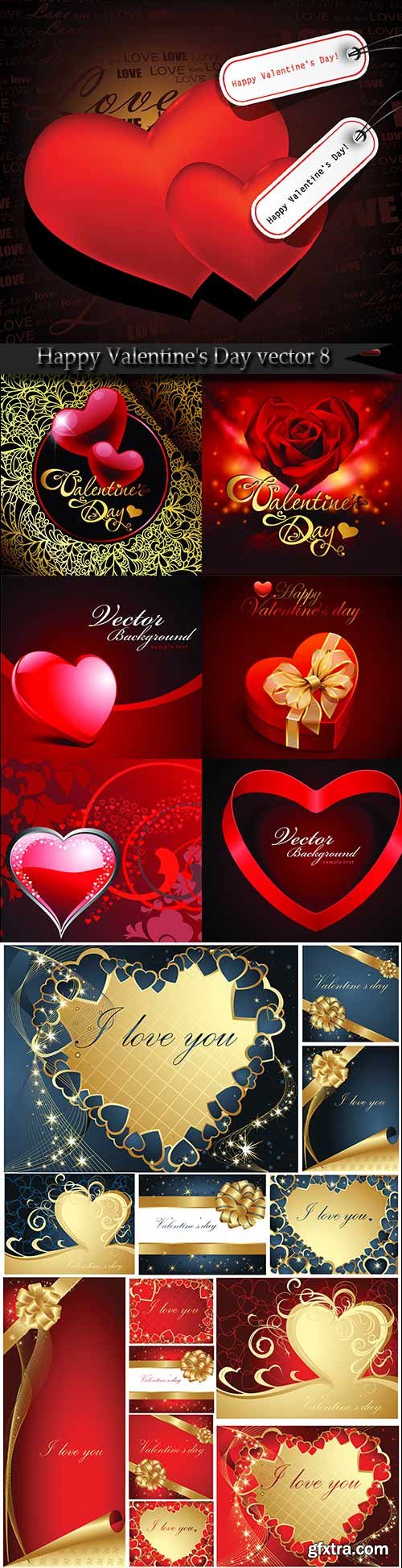 Happy Valentine's Day vector 8