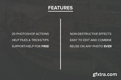 FilterGrade Chill Series Photoshop Actions