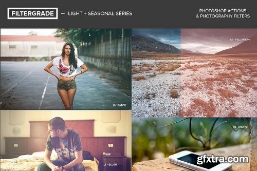 FilterGrade Light & Seasonal Photoshop Actions