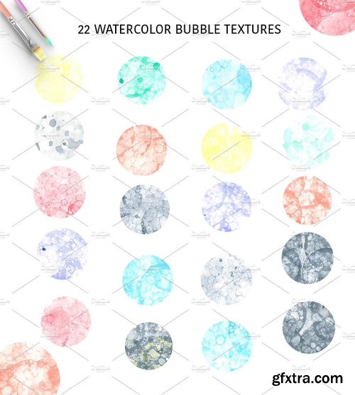 CreativeMarket Bubble textures 1087214