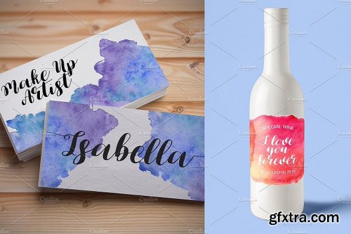 CreativeMarket WATERCOLOR TEXTURES VOL.2 866977